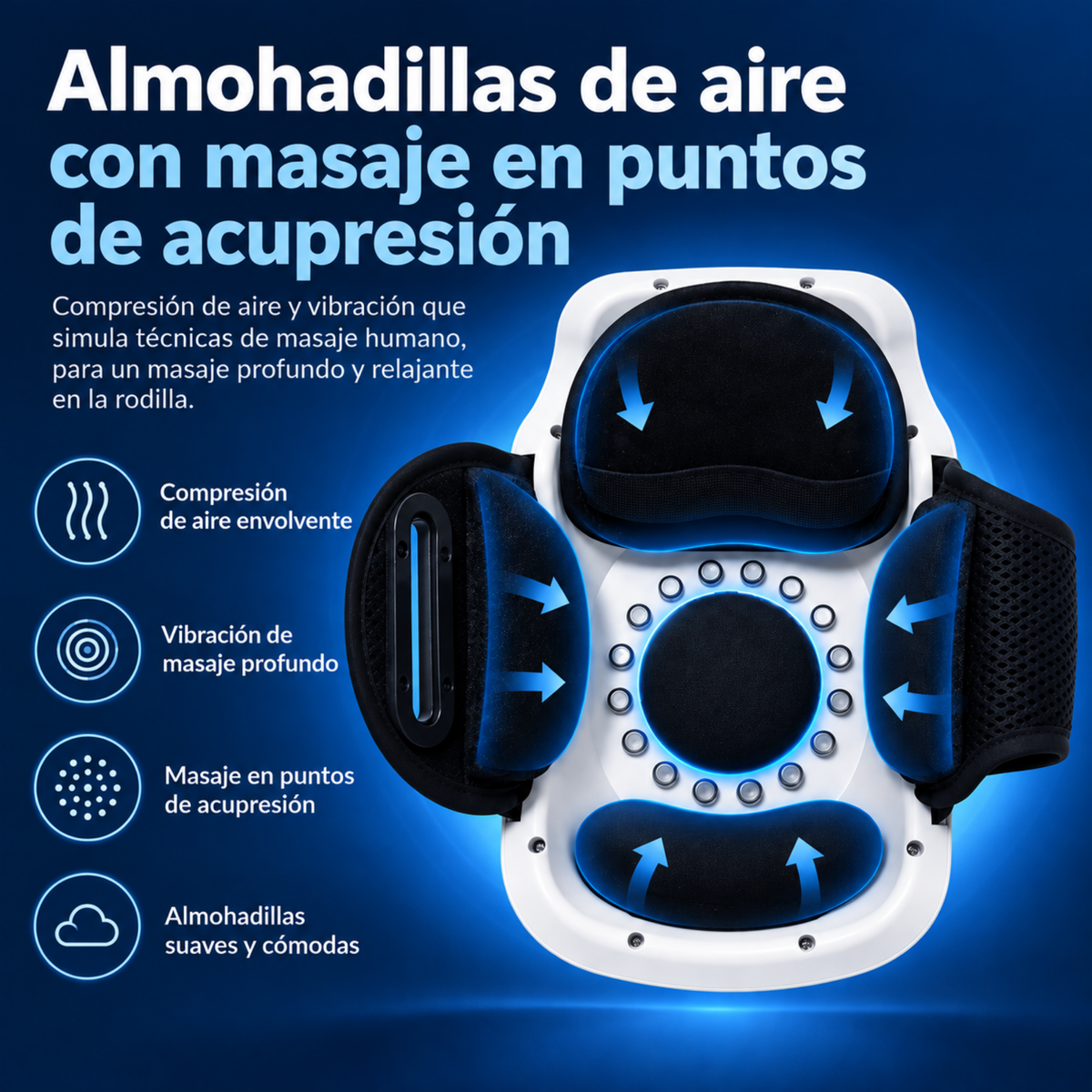 Masajeador Inteligente de Rodilla 3 en 1